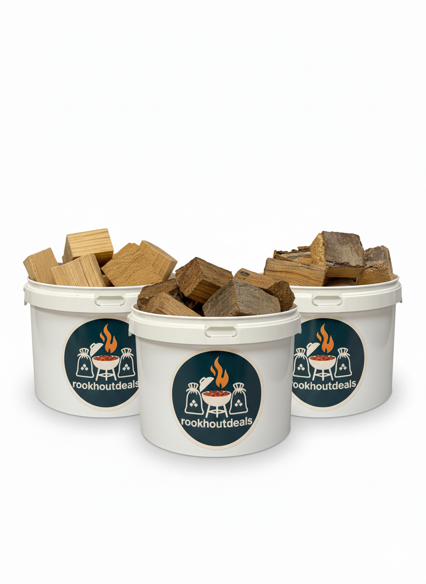 Räucherchunks Probierpaket - 3 Sorten nach Wahl - 3x1 kg